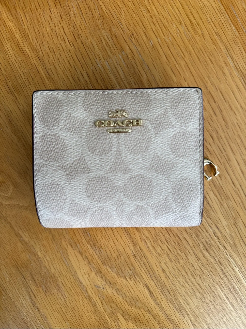 Coach Terri Shoulder Bag and Snap Wallet In Signature Canvas Gold/Sand/Chalk